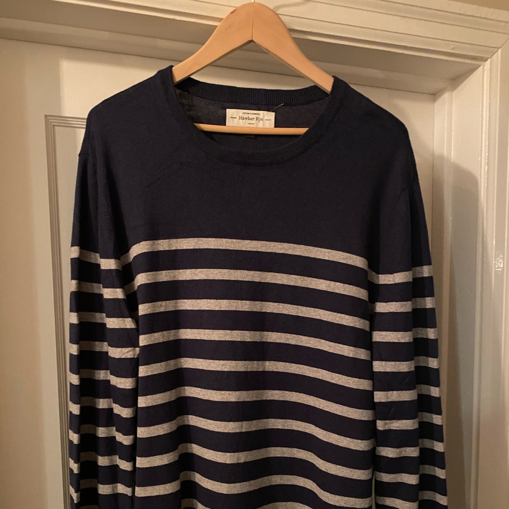 95/5 Cotton Cashmere V-Neck Sweater